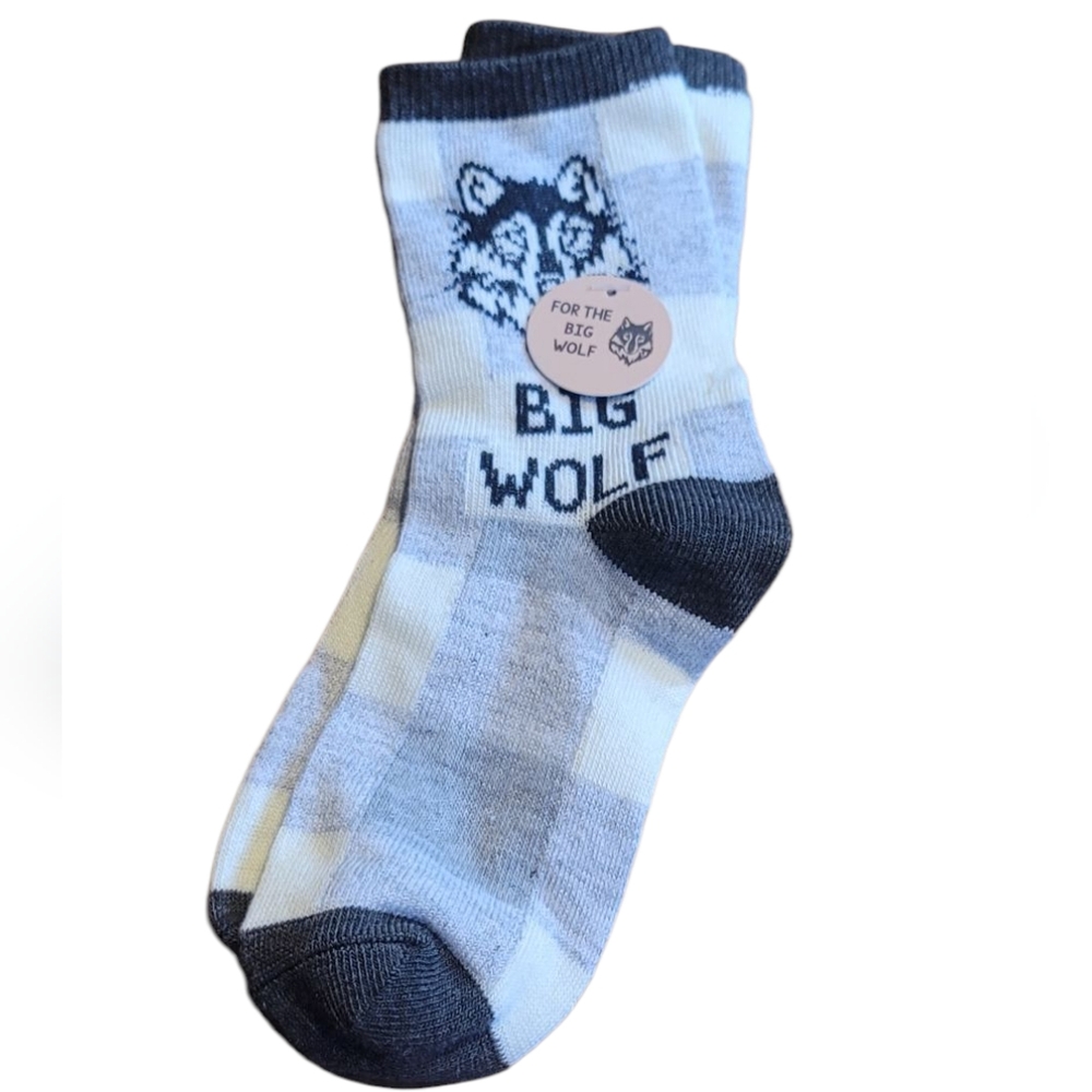 Big Wolf Gray Socks